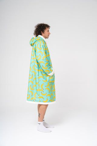 Ponji Kapüşonlu Battaniye - Uçan Muzlar