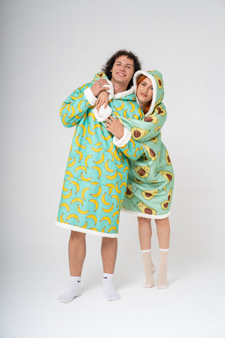 Ponji Çift Set – 2x Kapüşonlu Battaniye