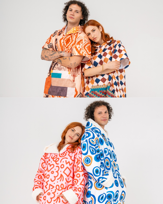 Ponji 2+2 Seti – 2 Kapüşonlu Battaniye + 2 Panço (40% indirimli)